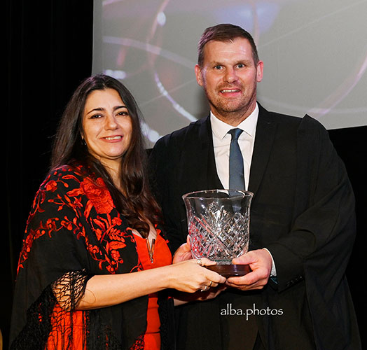 Esther Marcos won the Springboard Award