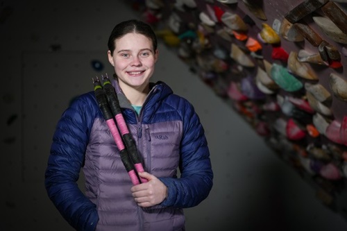 Inspirational climber Caitlin Connor receives prestigious Youth Mountain Culture Award