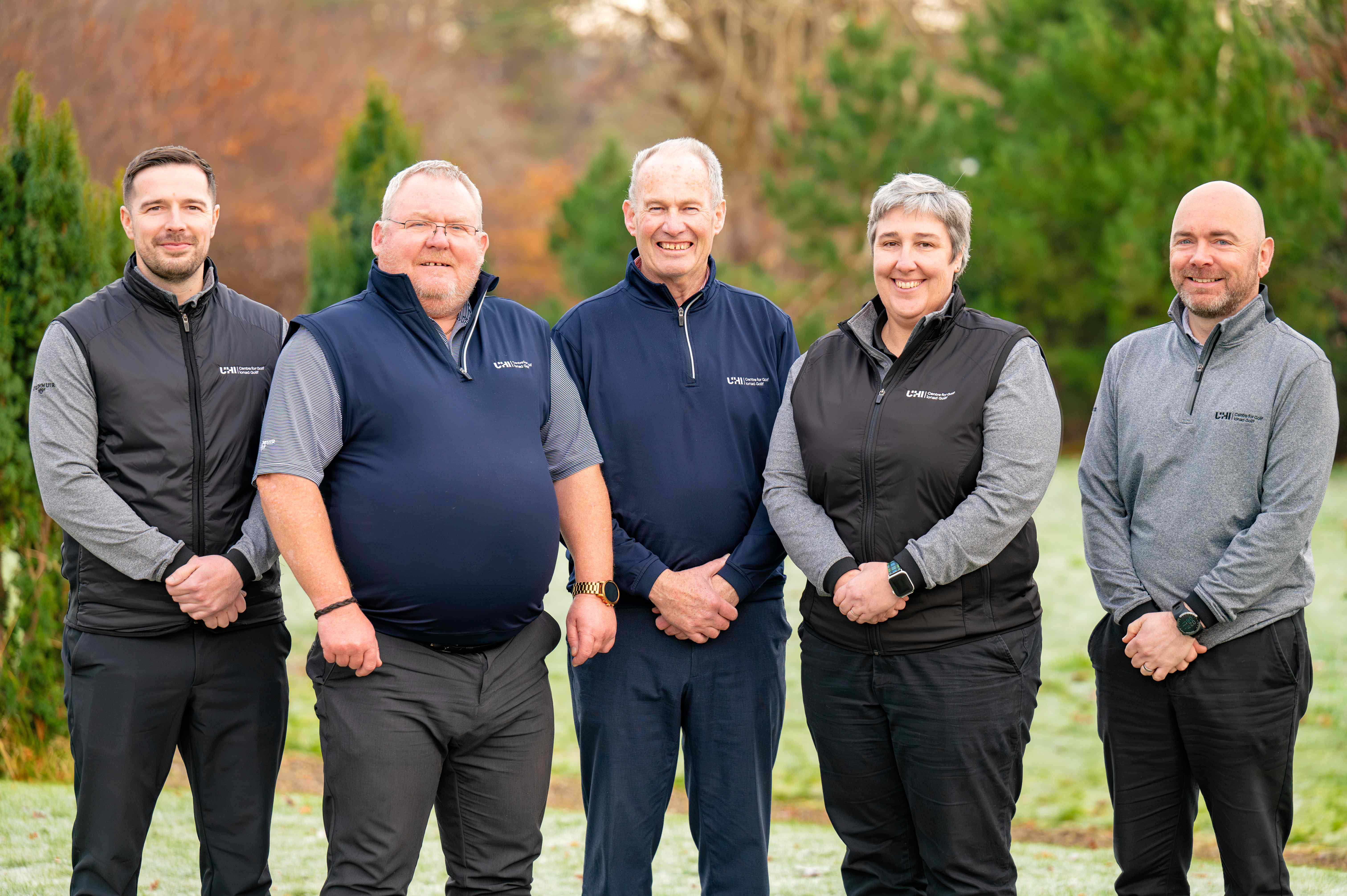 From left: Jamie Treasurer, Andy Stewart, Ronnie Taylor, Lesley Mackay and Alan Fleming