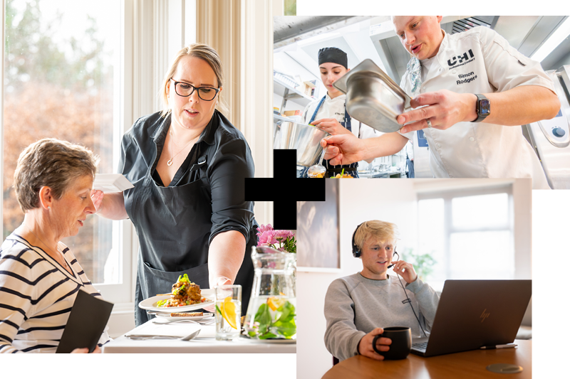 Hospitality and business students